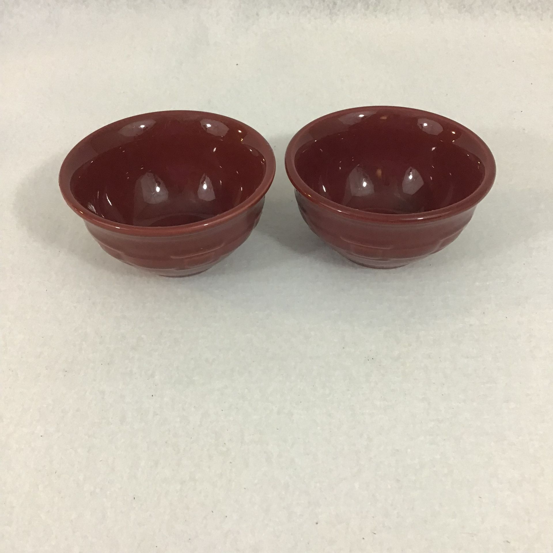 Longaberger Paprika Dessert Bowls Set Of 2