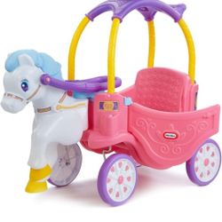 Little Tikes Princess Horse & Carriage- Open Box
