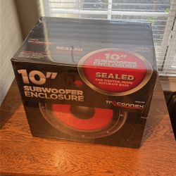 10” Subwoofer Boxx Sealed