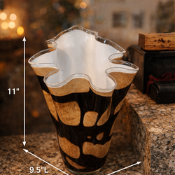 Vintage Jozefina Krosno Art Glass Vase, Handkerchief Ruffled Top
LarkAndWanderGallery
 



5 out of 5 stars