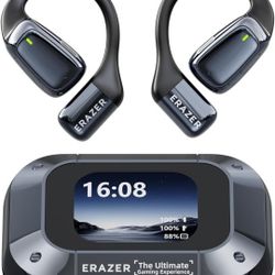 AI Translation Earbuds Real Time, Language Translator Earbuds with LCD Touch Screen, Translation Headphones 3-in-1 Device Supports 135 Languages for T