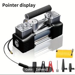 12V Twin Cylinder Portable Air Compressor