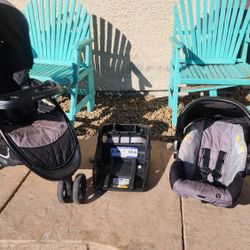 Car Seat Set With Stroller 