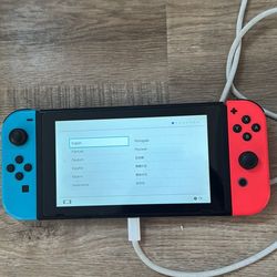 Original nintendo switch with animal crossing new horizon