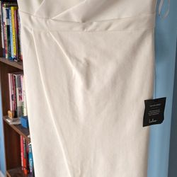 Lulus White Cocktail Dress Small