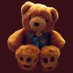 Large, Plush, Dark Brown Teddy Bear 