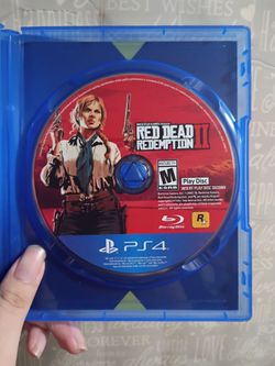 Ps4 Red Dead Redemption 2 Play Disk Replacement only