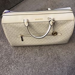 Michael Kors Off-White Duffle Bag