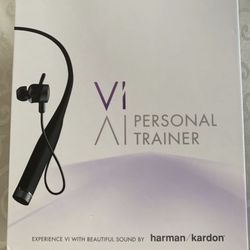 LifeBeam Vi Wireless Neckband Headphones w/ Ai Personal Trainer - Black