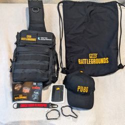 PUBG Messenger Bag TwitchCon Swag Bundle *NEW*