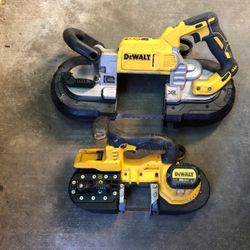 Dewalt 20v XR Brushless Deep Cut Band Saw + Compact Band Saw 