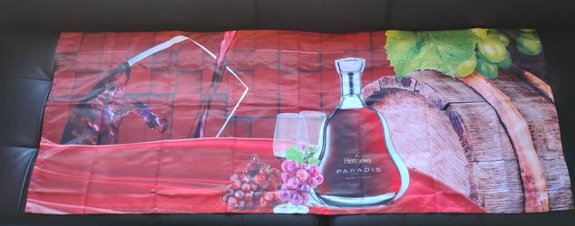Hennessy Paradise Banner 20 inches x 51 inches