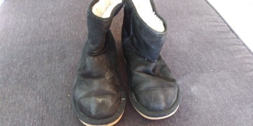 Black boots