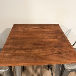 Bar Table w/ 2 Stools – Solid & Stylish  Price: $120 OBO