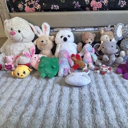 Plush Animal Toy Set - Multicolor