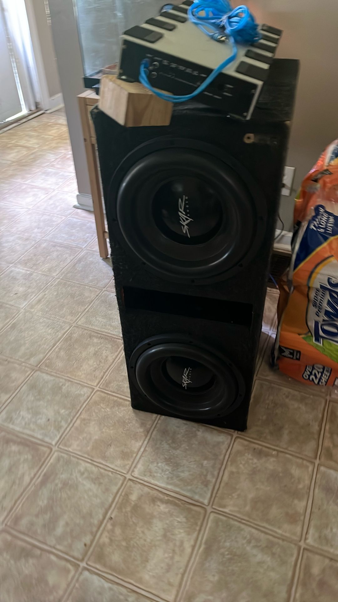 2 Skar Evl 12 10,000 Watt Power Acoustic Amp