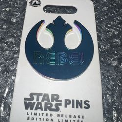 2023 Disney Parks Star Wars Rebel Symbol Iridescent Limited Release LR Pin