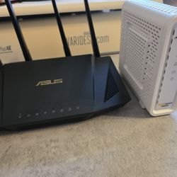 Arris Cable Modem And Asus WiFi Router