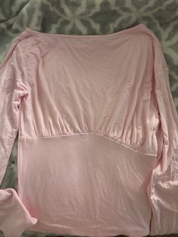 Pink long sleeve top