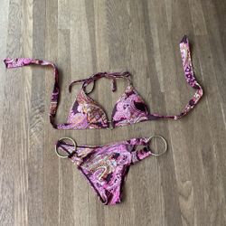 Vitamin A Paisley Print 70’s Style Bikini