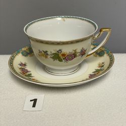 Meito Madrid Japan China Cup and Saucer, (Set #1)