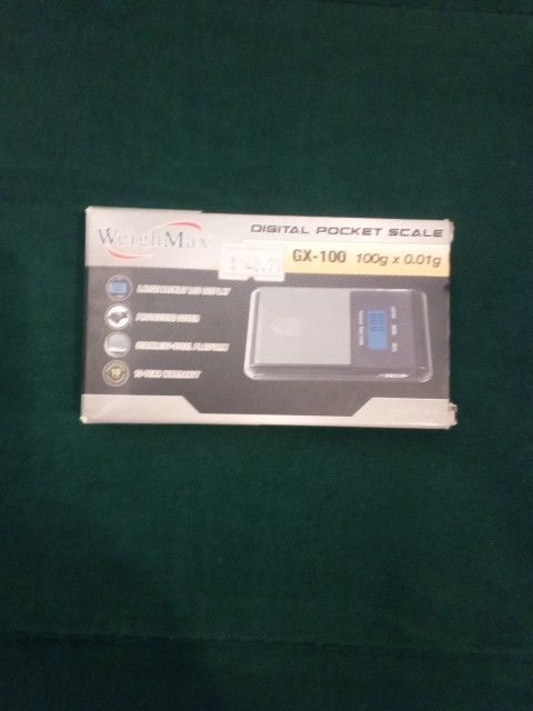 Digital Pocket Scale GX-100 With Backlit LCD