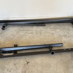 Two adjustable bed frames