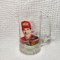 Vintage Slim Jim Racing Team Collectors Edition Beer Mug  Busch Series Rookie 1998. Good condition and smoke free home.  Measures 6 3/4" tall ,  top o