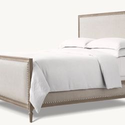 RH Maison Panel Queen Bed