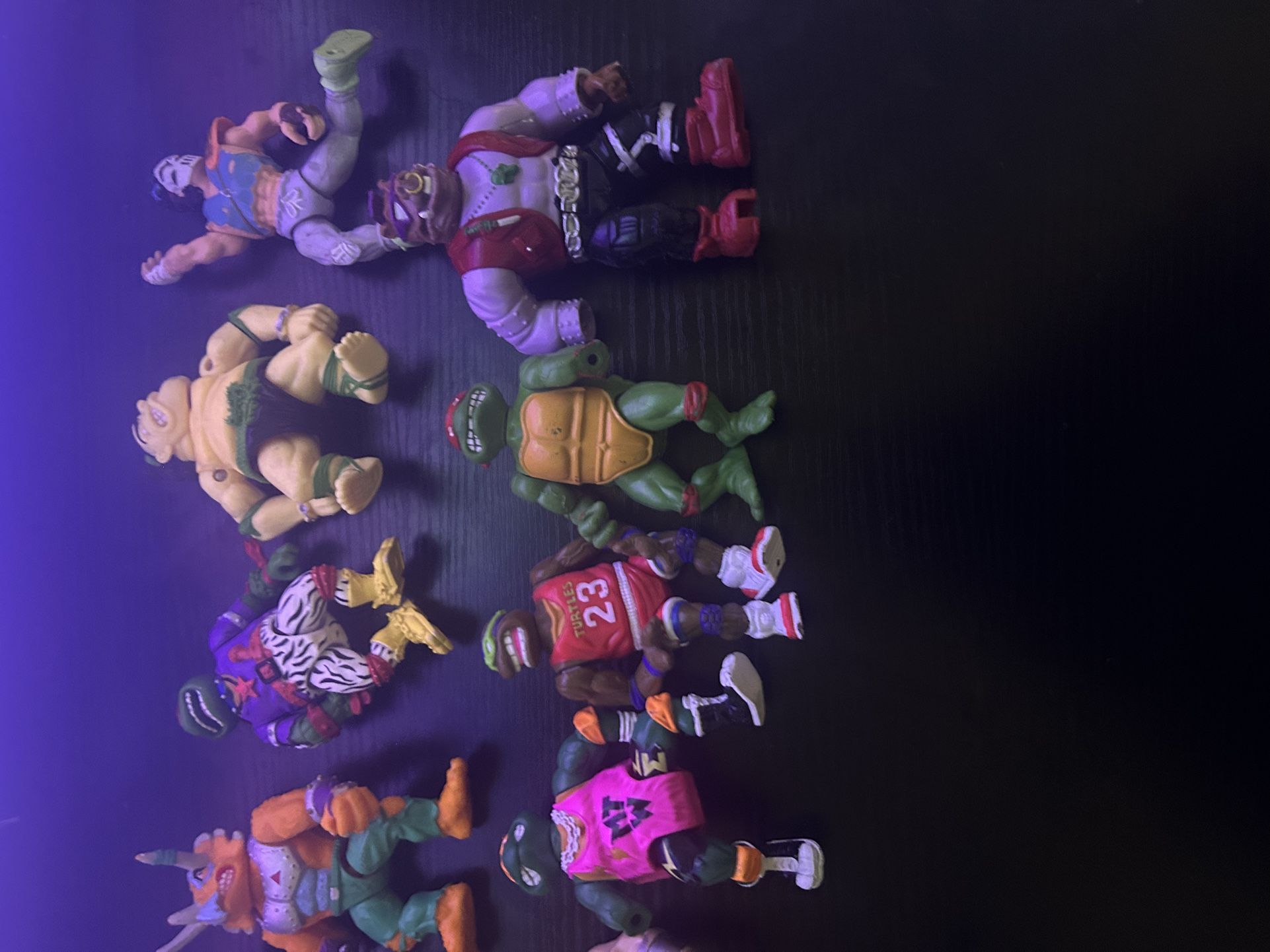 1991 Teenage Mutant Turtle Action Figures