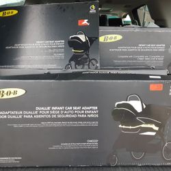 Bob Car Sests Adapaters New $45 Each San Leon Chicco Maxi Cosi Nuna Britax