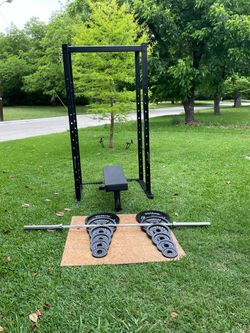Squat Rack & weights