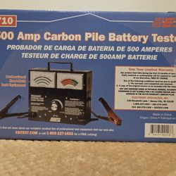 500 Amp Carbon Pile Battery Tester MDL-710 Electronic Specialties , New In Box