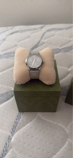 Men’s Gucci G-Timeless Watch Silver Tone
