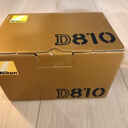 FREE: Nikon D810 box