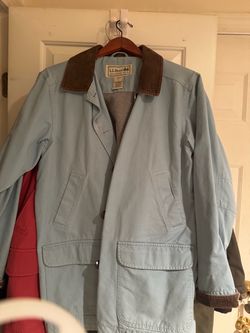 RARE PASTEL COLORWAY! L.L. Bean Classic Canvas Field Barn Coat 🩵
