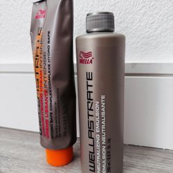 Wellastrate straightening Cream And neutralizer