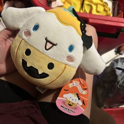 Hello Kitty Cinnamoroll Pumpkin Squishmallow 