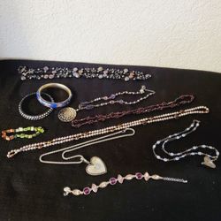Vtg Modern Hand-Crafted Artisan Boutique Jewlery Bracelet Necklace Lot  1