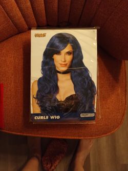 Blue Curls Wig 