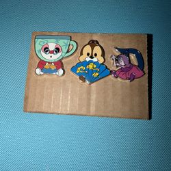 White Rabbit, Chip, & Madam Mim D Pins