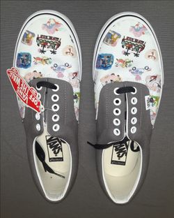Vans Custom Printed Sneakers/ MEN SZ 8.5