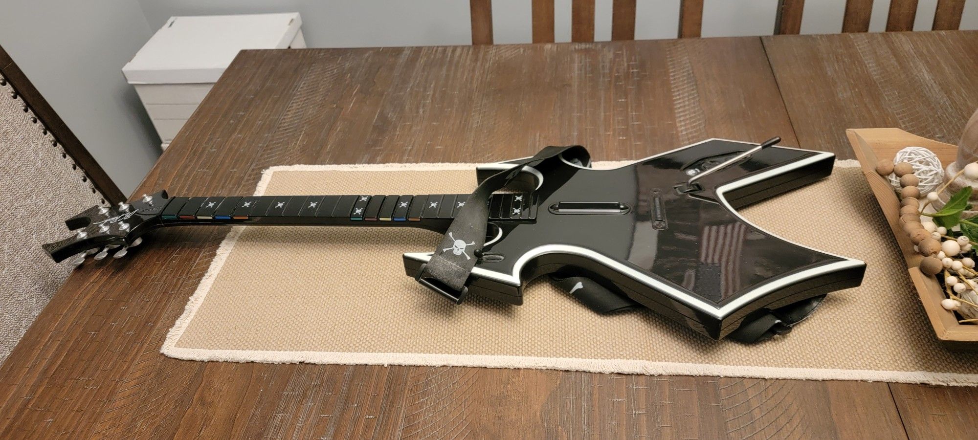 War Beast Guitar For Ps2/Ps3 With Dongle & Another Guitar Hero Guitar W/ Dongle