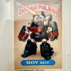 1986 Garbage Pail Kids Roy Robot 87b