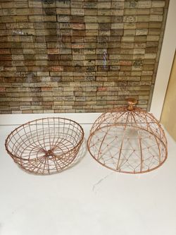 Copper Bowl And Cover 