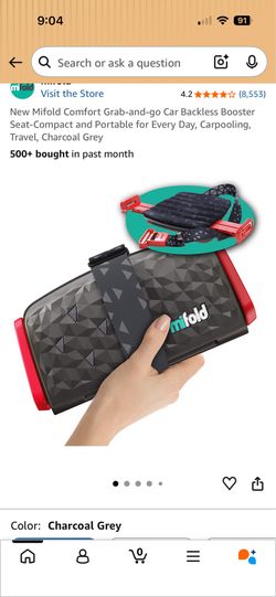 Mifold travel booster seat - huge space saver!