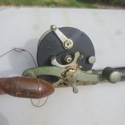 Vintage Penn Fishing Reel And Rod