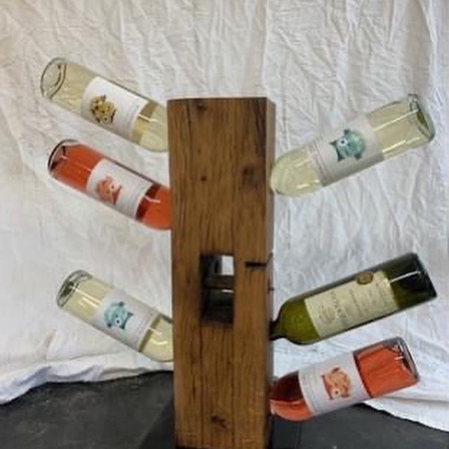 Vintage Farm House 6 Bottle Wine Rack