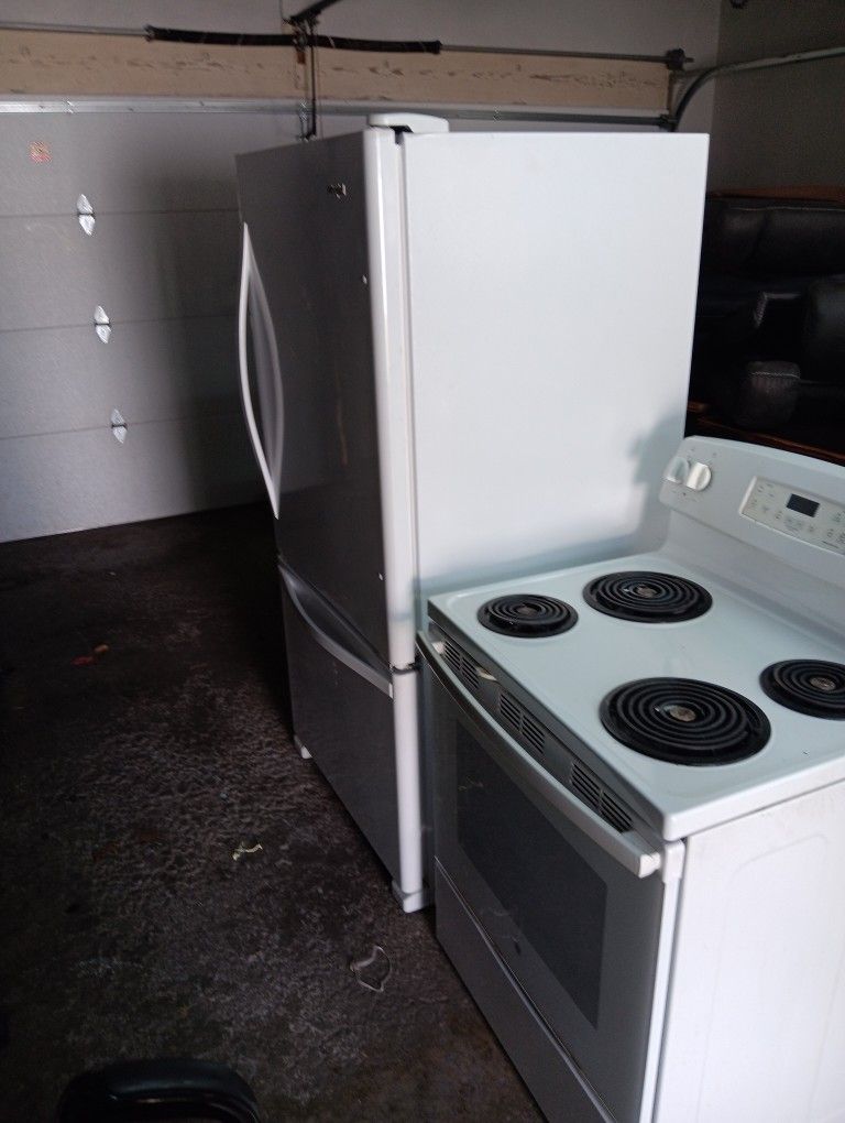 Refrigerator Stove Set Electric Stove Both