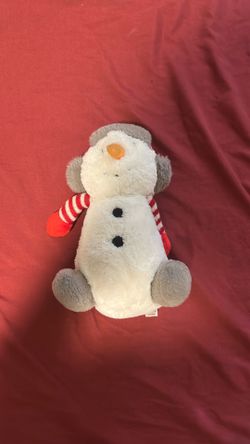 Snowman plushie